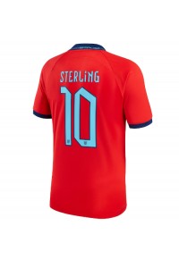 England Raheem Sterling #10 Fotballdrakt Borte Klær VM 2022 Korte ermer